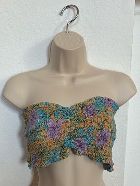 Vintage Island Planet Miami Beach Tube Top